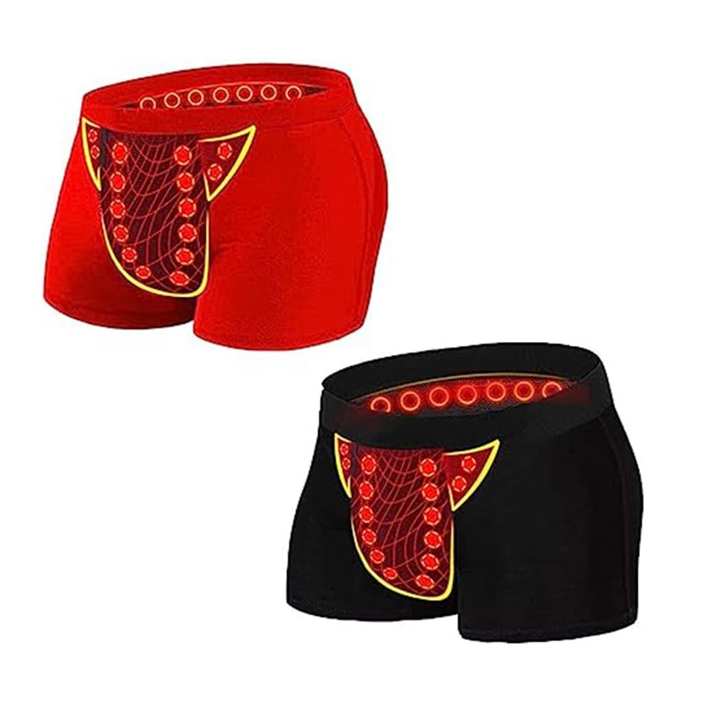 Calzoncillos bóxer de modal transpirables talla 6XL con imanes de magnetoterapia