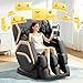 NAGLIFOR Massagesessel, Ganzkörper-Massagesessel mit 8 Airbags, 14 Massagepunkten, Heizfunktion für Rücken & Beine, Bluetooth-Lautsprecher, Fußmassage, Handyhalterung, Zero-Gravity