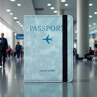 Passport Holder & Cover Wallet Case - Travel Must-Have for Cruise Ship Essentials