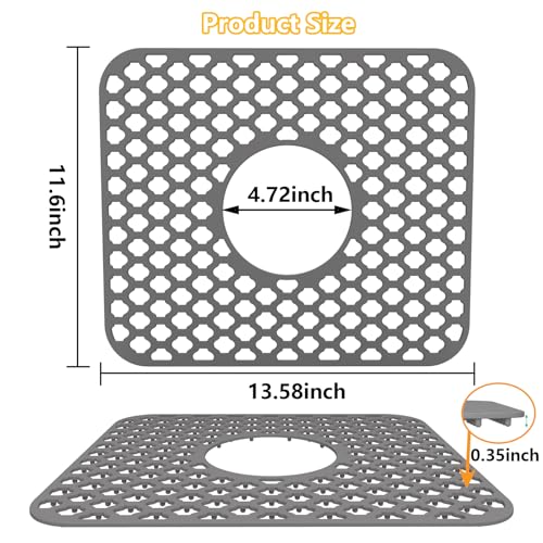 Protectores para Fregadero de Cocina de Silicona 2 Pzas miniatura 7