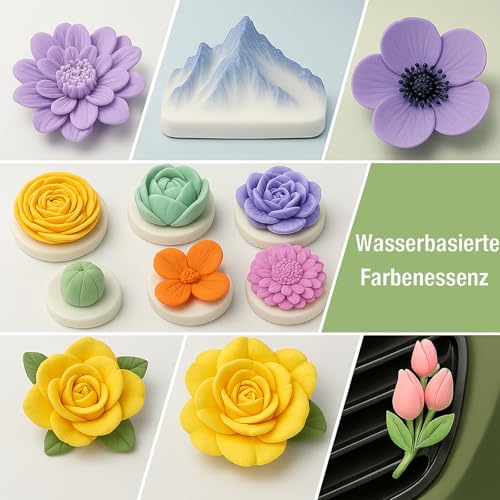 MXYZQDE 7Stück Farbe Für Gießpulver,Farbpigmente Für Gießpulver Gießpulver Farbe 7 Farben Pulverpigmente für Beton Und Putz Verwendet für Gießen, Gießen, Relief,Zementprojekte