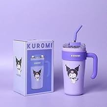 JUGTE Stainless Steel Tumbler for Gym, 860ml Vacuum Insulated Cup - Leak Proof - Straw Wide MouthDouble Walled themo Flask hot and Cold Tumbler for Office, Sport, Travel, Home (Light Purple)