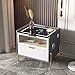 AVCBESLT Smart Bedside Table Bedroom Bedside Cabinet with Drawers htstand with Wireless Charging Station,