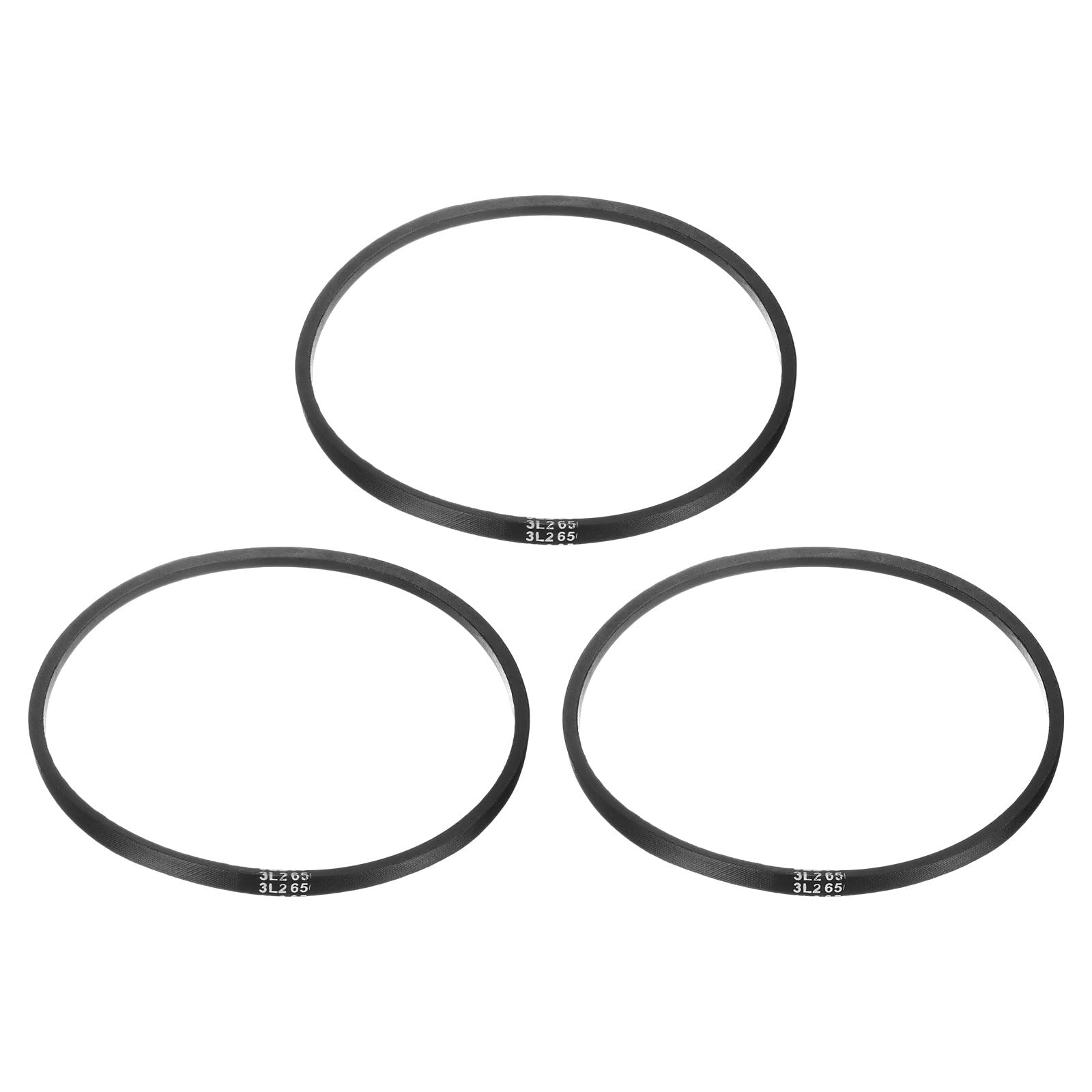 uxcell 3L240 Classic Wrapped Rubber V-Belt, 24"(610mm) Outside Circumference, 3L Profile V Belt 3/8" Width 7/32" Height — view 112