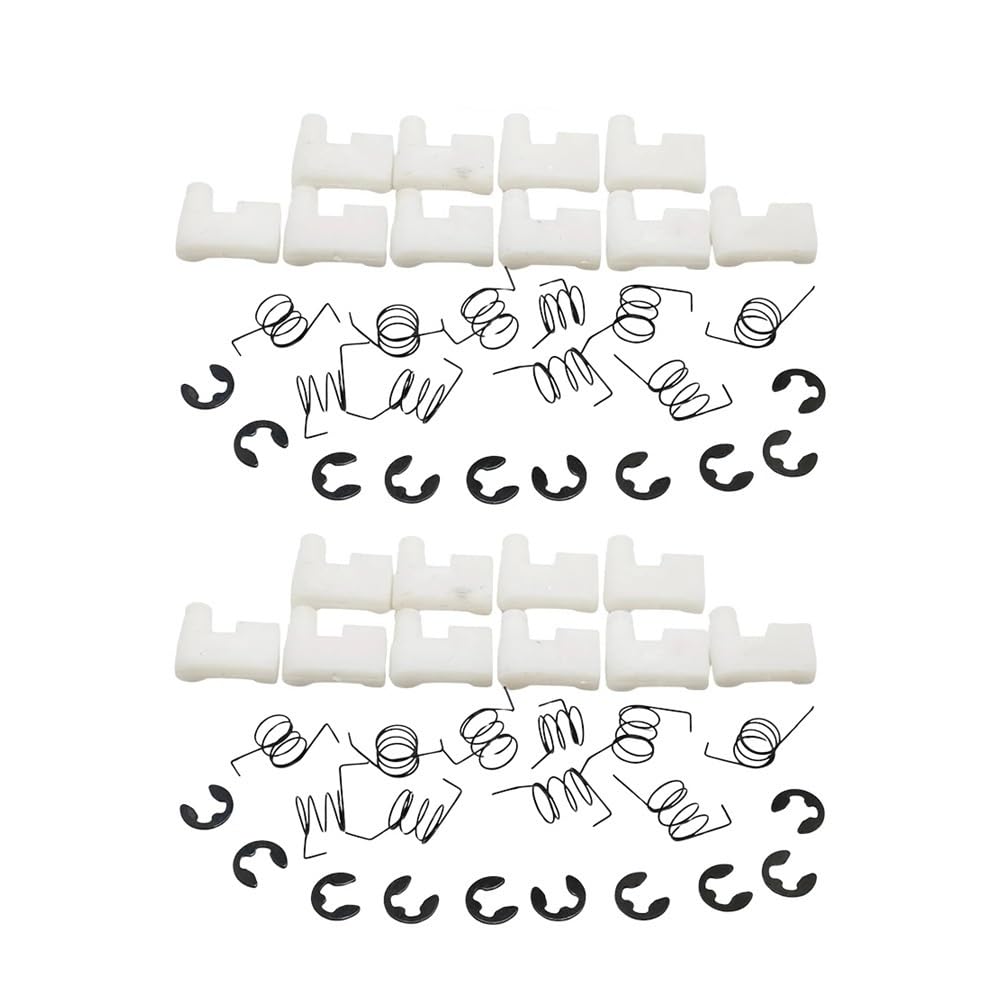 Juego de 20 Clips de Resorte for trinquete de Volante de Arranque de rebobinado, Aptos for motosierras de Gasolina de 4500, 5200, 5800, 45 CC, 52 CC y 58 CC.