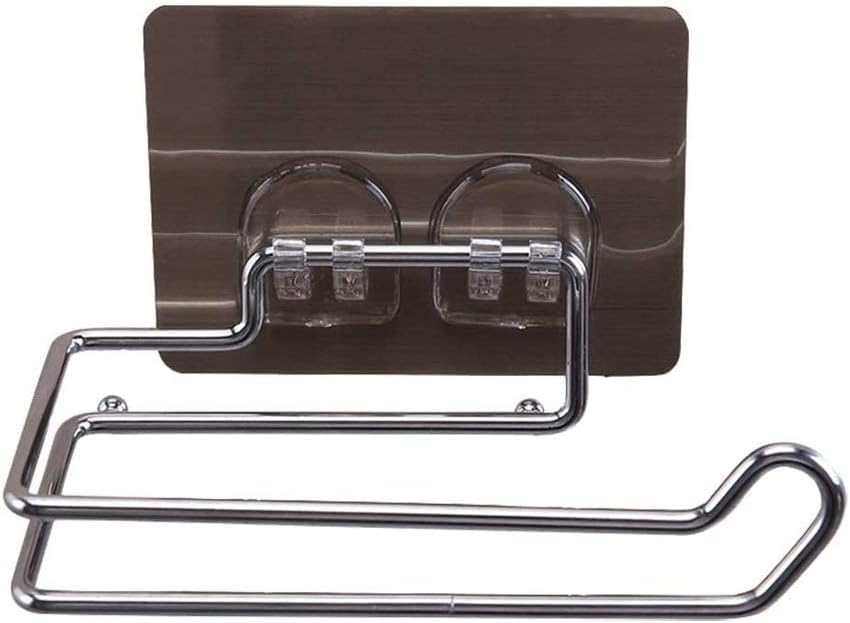 STELLIX Stainless Steel No Drill Self Adhesive Wall Mount Tissue Paper or Toilet Paper and Towel Holder for Bathroom | Toilet |Home | Kitchen |(Pack of 2 Pcs) (B0CQPGHSZ6) Amazon Price History, Amazon Price Tracker