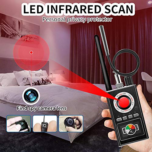 Anti Spy Detector & RF Bug Detectors Wireless Signal Detector for GPS Tracker, Hidden Spy Camera Detector GSM Tracking Device Scanner Radio Frequency Detector - Thumbnail 6