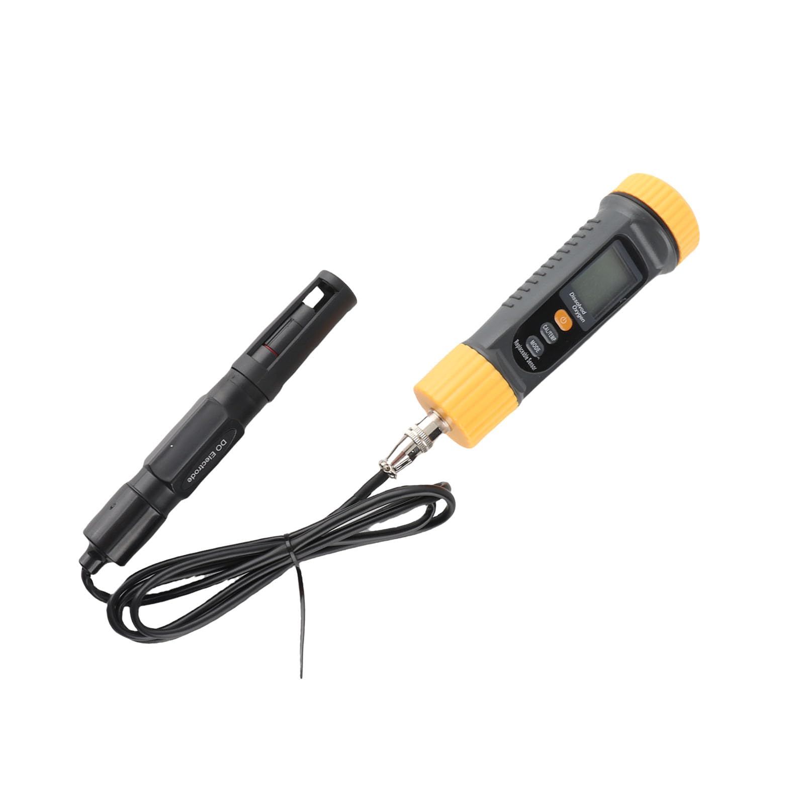 banapoy Digitales Messgerät für Gelösten Sauerstoff, Tragbares Digitales Testkit für Gelösten Sauerstoff, 2 Modi, LCD-Display, 0 Bis 20 Mg L, DO-Tester, Sauerstofftester für Aquarien, Fische