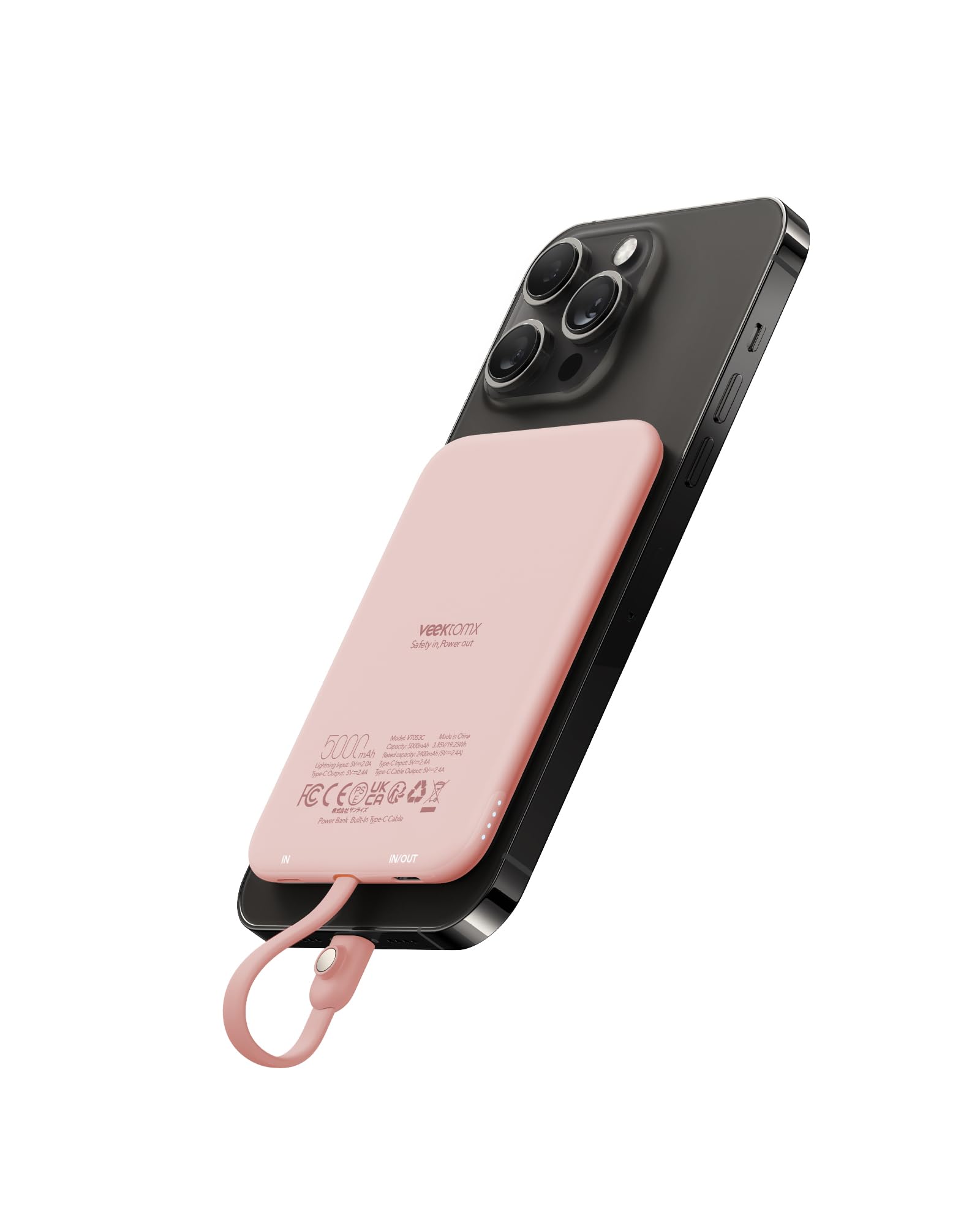 Amazon.com: VEEKTOMX Slim Portable Charger, 5000mAh Lightweight