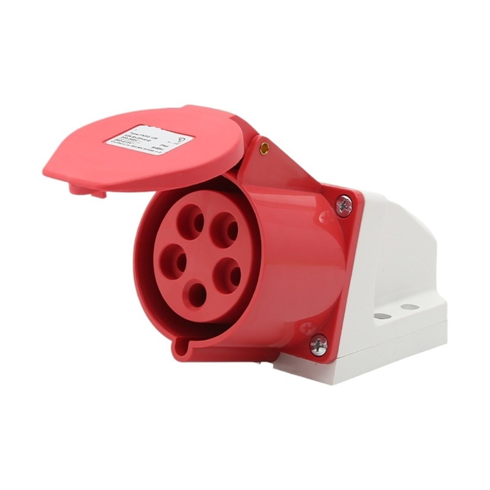 Wasserdichter Industrie-Steckdosenstecker, dreiphasig, 380 V, for die Luftfahrt, schwer entflammbar, 3-adrig, 32 A, Schnellanschluss 2-013(FNP2-125)