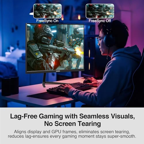 Image of Z-Edge 27 Inch Gaming Monitor, QHD (2560 x 1440p) 275Hz 240Hz Fast IPS Monitor, Support FreeSync, AG27QS 1ms MPRT Refresh Rate, sRGB 120%, 16.7M Colors, HDMIx2, DPx1