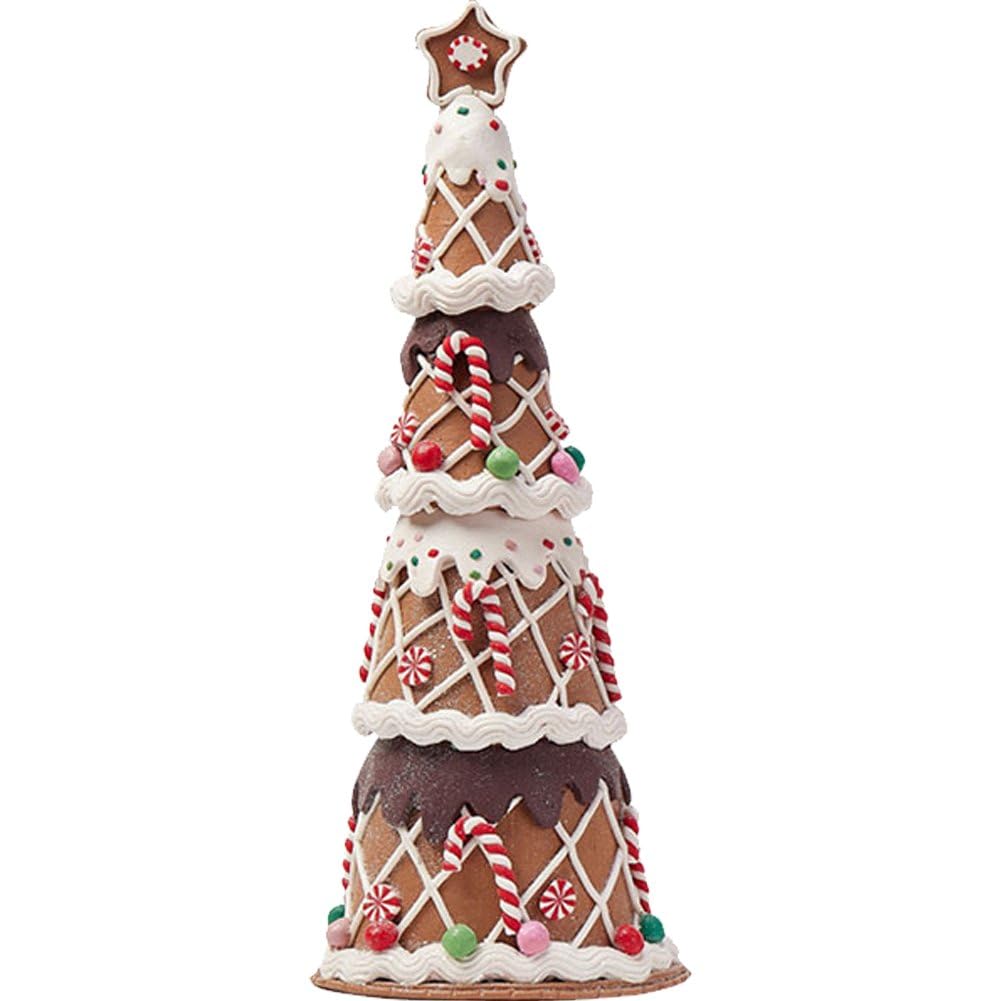 Décoration De Table d'arbre De Noël, 1 Pièce, Fondant, Chocolat, Canne À Bonbons, Décorations d'arbre De Noël, Décoration De Dessus De Table De Noël, Pièce Maîtresse
