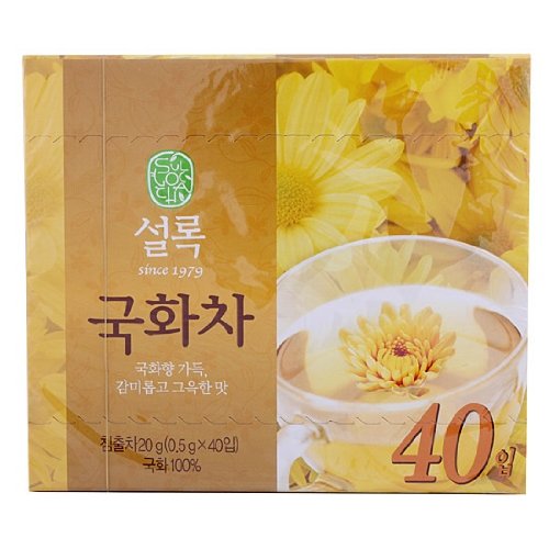 [HEALTH TEA] Korea Food Chrysanthemum Tea 0.5g X 40T 국화차