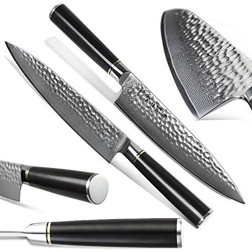 Set Cuchillos Cocina 5 Piezas Acero Aleado miniatura 2