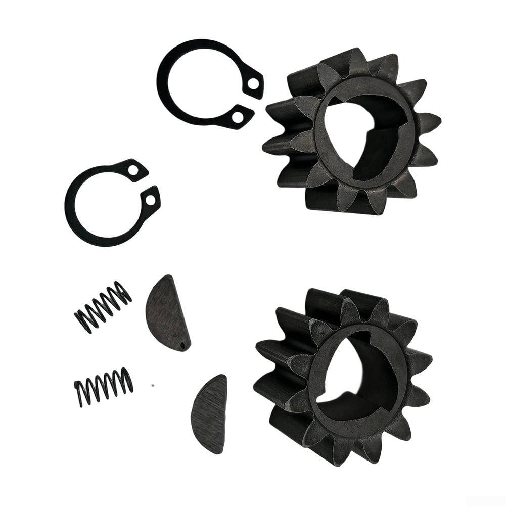 Ruedas para cortacésped de 8 pulgadas con kit de engranajes 12T para Honda HRR216 HRS216 HRT216, 2 neumáticos delanteros 2 traseros piezas de repuesto para 44710-VL0-L02ZB 42710-VE2-M02ZE (2 ruedas
