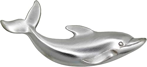 Miniatura 9 de Costello Coastal - Tirador de cajón Dolphin (orientado a la izquierda)  Colección de herrajes de peltre