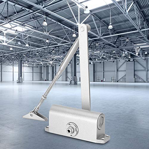 Fechadura hidráulica automática de porta, posicionamento de 90 graus, braço telescópico, porta mais