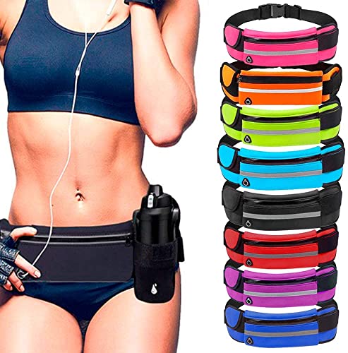 Pochete Saída Fone Porta Celular Academia Corrida Esportiva Cores Compacta Unissex (fucsia)