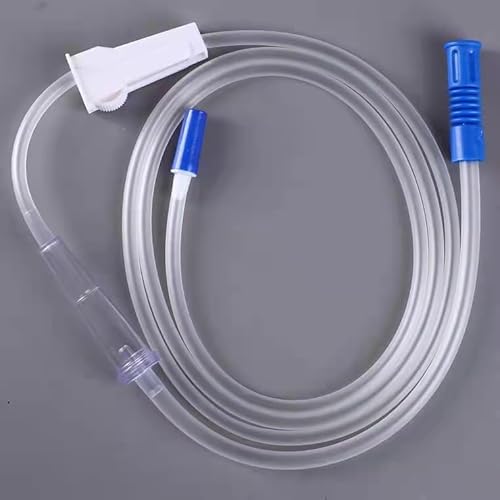 Einlaufgerät Darmreinigung Klistier zur Darmspülung, Irrigator Darmspülung, 1200ML Einlauf Enema Inklusive 10 StüCk Darmrohr, Einlauf für Erwachsene darmspülung zuhause Hygienischen, 25cm Darmrohr