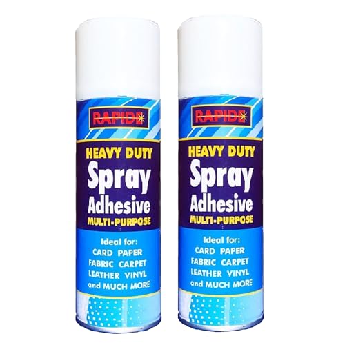 2x 300ml Heavy Duty Glue Spray Adhesive