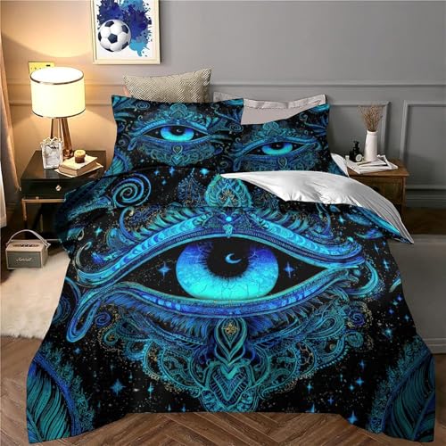 Housse de couette microfibre notes musicales parure de lit 3D lit double 200x200cm - 6
