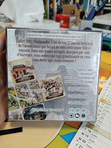 Blackrock Games Blam! Cartaventura : Résistance • Jeu de société narratif - Jeu coopératif - en Famille, Entre Amis ou en Solo - De 1 à 6 Joueurs - Dès 10 Ans - 60 Minutes