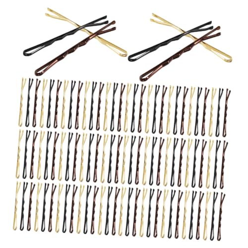 900 bobby pins pour femmes épingles à cheveux ondulées en fer léger avec boîte