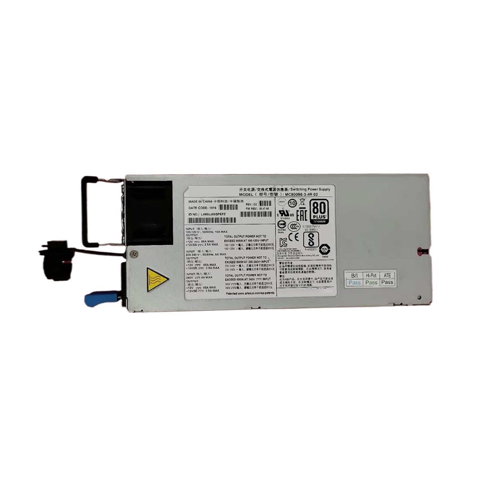 CXDFRSER MC800B6-3-4R-02 Power Supply 12V 800W Power Supply