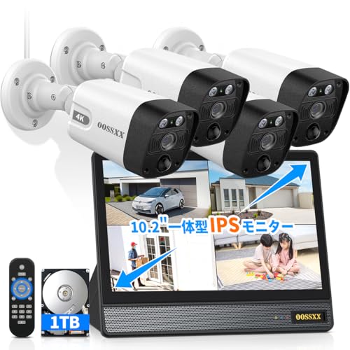 Amazon.co.jp: 【双方向通話・130°超広角・4K800万画素】 OOSSXX