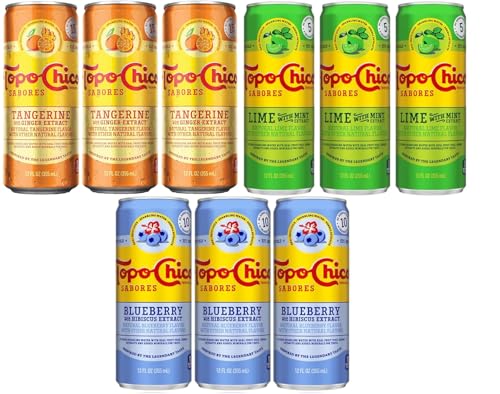 Topo Chico Sabores 12oz Cans (Mix flavor (3 of each) 9pk)