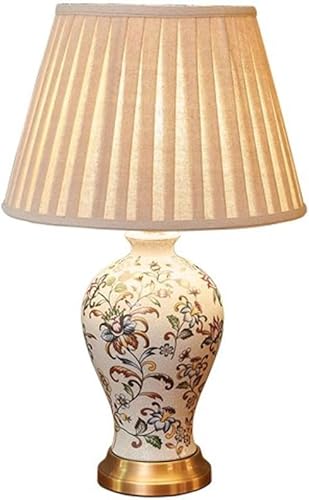 Miniatura 1 de Lamp for Desk Retro Living Room Warm Ceramic Table Lamp Creative Pastoral Style Entrance Decoration Lamp Desk Lamps for Home Office