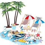 mini gartenbank deko Das Ideale Geschenk: Die Miniatur Strand DIY Deko sind sehr süß, Sie können es selbst tun, um das Geschenk sinnvoller zu machen, Es ist ein exquisites Geschenk für Kinder, Eltern, Verwandte und Älteste.