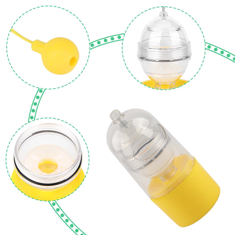 Shaker Per Uova Portatile – Frullino Manuale Per Uova Sode Dorate – In ABS E Silicone – 17 Cm
