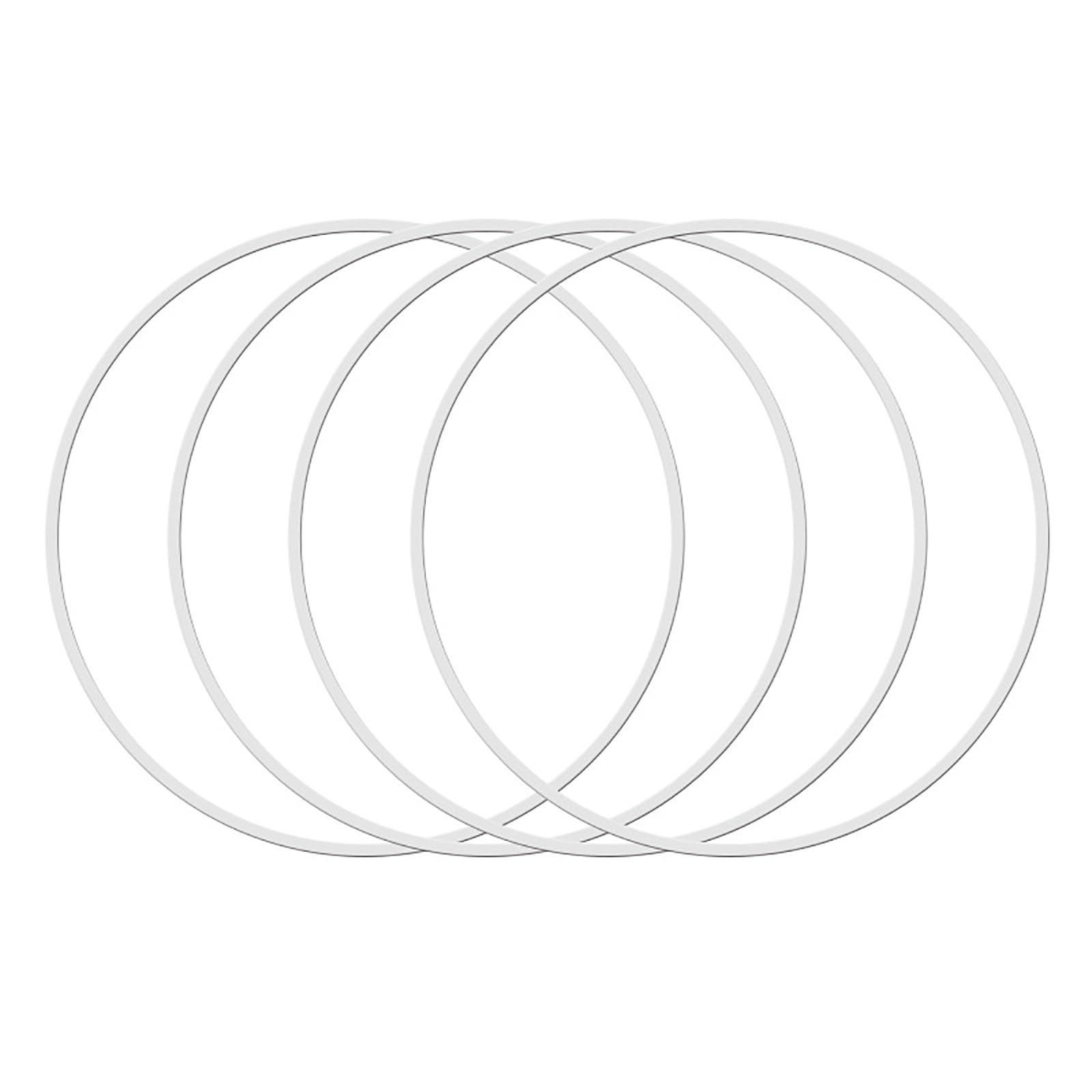 15-22 Zoll Felgenschutz, Felgenschutzring, ABS Material Schutzring, 4 Stück Felgenrandschutzring, Reibfest, Robust Und Langlebig, Geeignet Für Eine Vielzahl Von Modellen(White,15in)