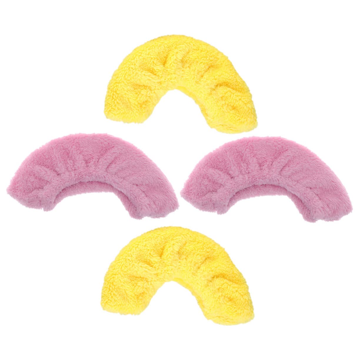 Kisangel 4paires Couvre-Lames De Patinage pour Garçon Fille Peluche Élastique De pour Patins à Glace Et Hockey