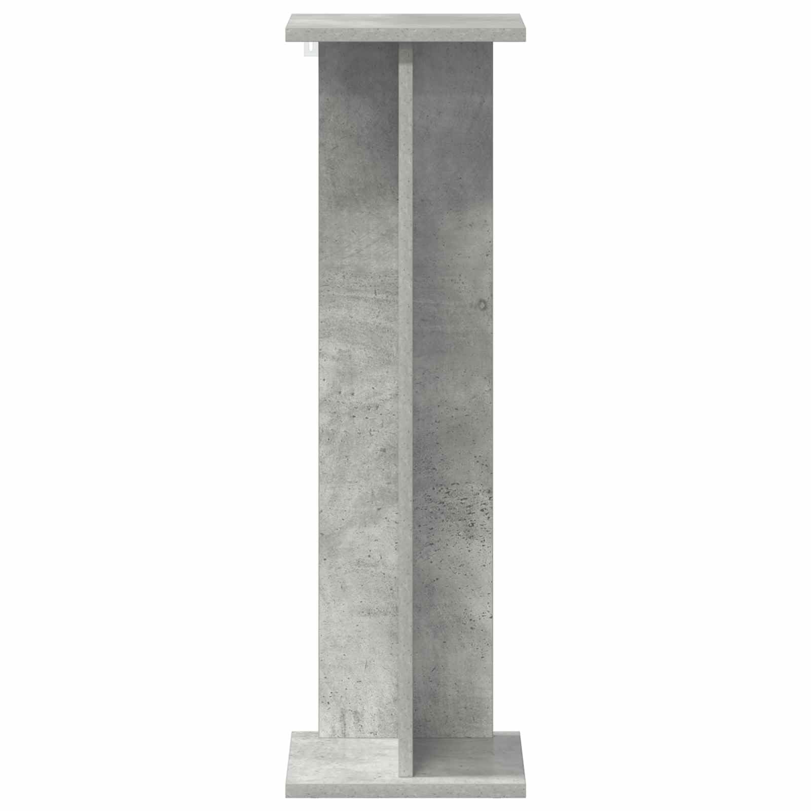 Juego de 2 soportes para plantas, taburetes para salón, color gris