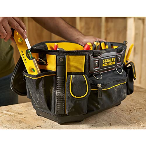 STANLEY FATMAX FMST1-70749 Fat Max Borsa a Base Tonda, 18, Nero/Giallo