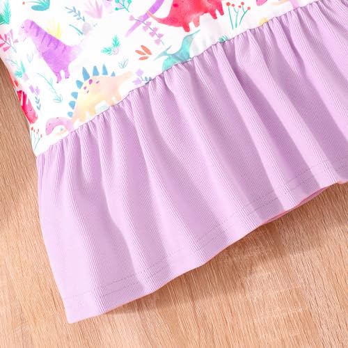 Image of Little Girls Clothes Sets - Cute Sweatshirts Top Shirt & Leggings 2 Piece Kids Fall Winter Outfits Toddler Clothing