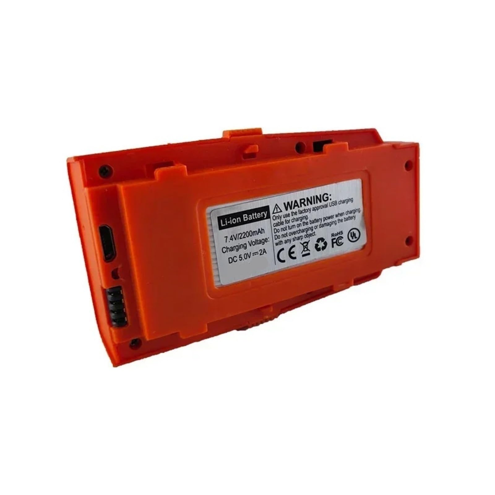 1-3 Pezzi 2200mAh 7.4V Batteria For Drone Batteria For Quadricottero Batteria Al Litio Ricaricabile - Compatibile Con L900 PRO(3pcs Orange)