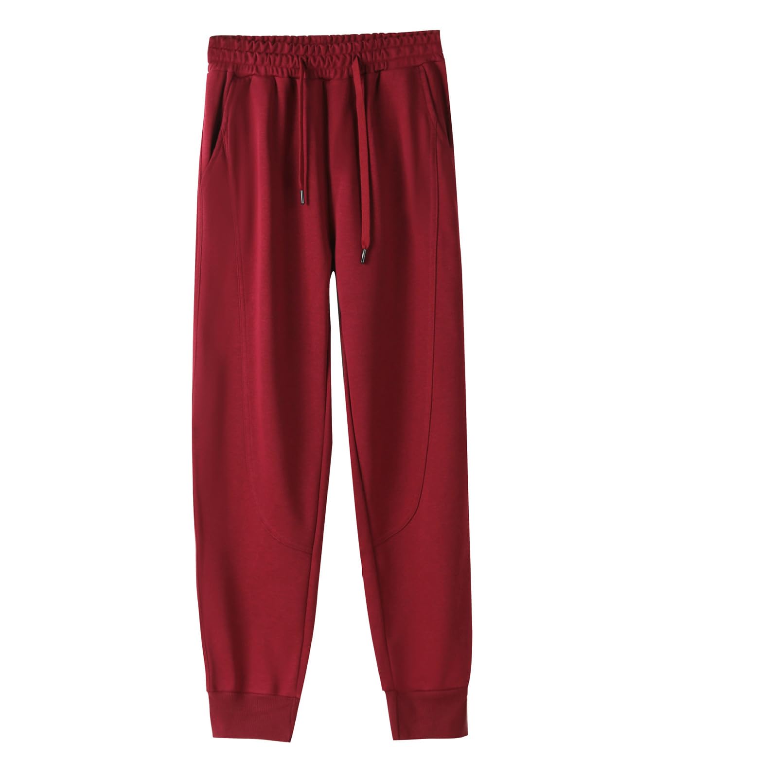 Baggy Sweatpants for Men Trendy Casual Cozy Tapered Fleece Sweat Pants Soft Thermal Active Workout Joggers with Pockets