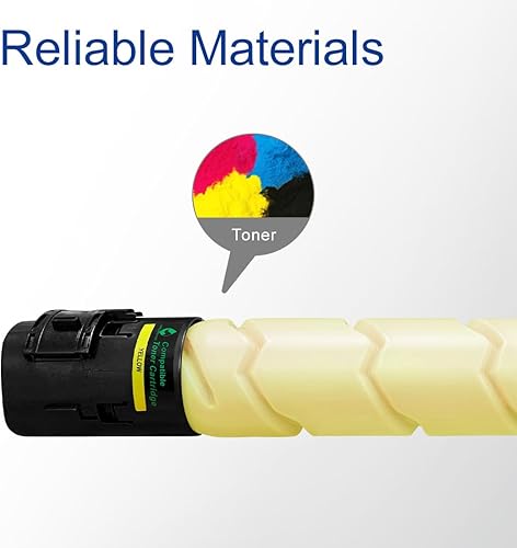 Miniatura 4 de GREENRHINO Cartucho de tóner compatible de repuesto para Konica TN324 TN324Y (A8DA230) para usar para Minolta BizHub C258 C308 C368 (amarillo,