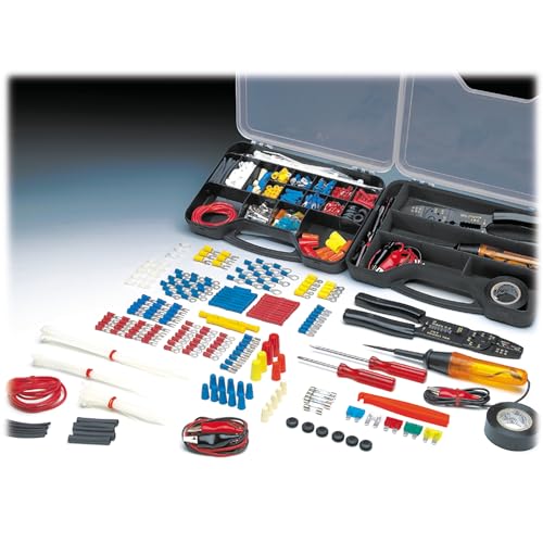 Image of Performance Tool W5207 285 Piece Multi-Use Electrical Repair Kit, Black