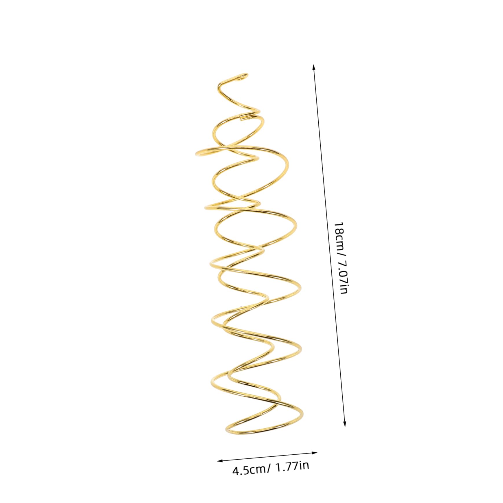 JEWEDECO DIY Dreamcatcher Metal Hoops Spiral Frame for Crafting Sturdy Frame for Dreamcatchers Wind Chimes and Home Decor for Creative Projects