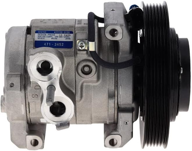 Compresor de A/C OEM 10S15C para Freightliner Cascadia, Coronado, MT45, MT55 / Western Star 4800SF, 4900EX, 4900SA.. (6 ranuras) - 4713442