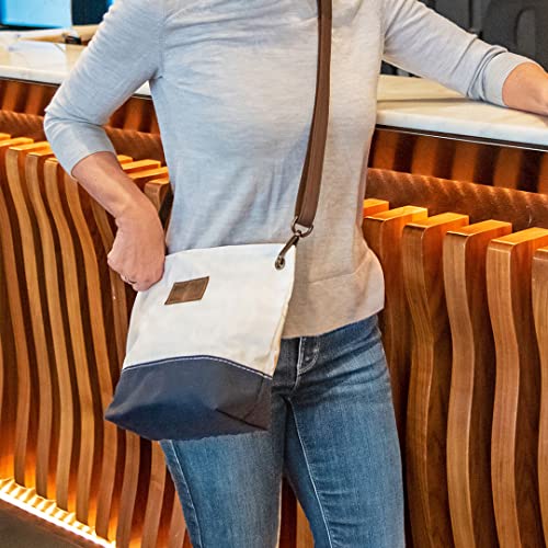 Sea Bags Recycled Sail Cloth Chebeague Crossbody Bag, Crossbody Bags for Women, Travel Purse Made in the USA4