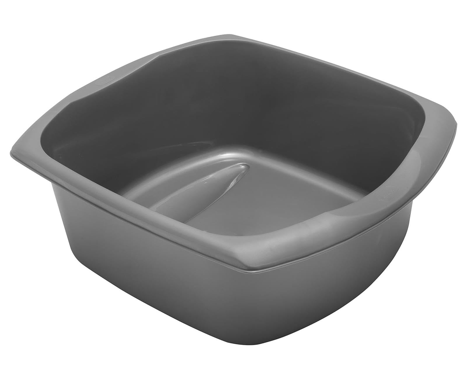 Hochste Grey Addis 9.5L Washing Up Bowl Kitchen Sink Dishes Basin Rectangular Medium One Size