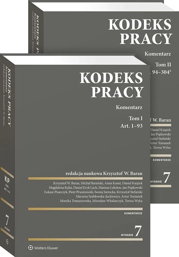 Kodeks pracy Komentarz Tom 1-2