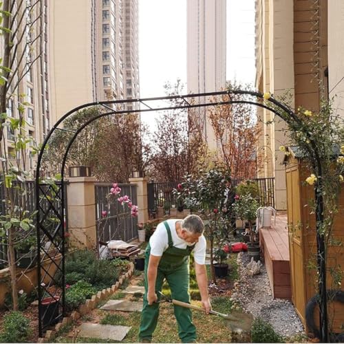 Arche de jardin en acier support haut de gamme fleurs grimpantes - 4
