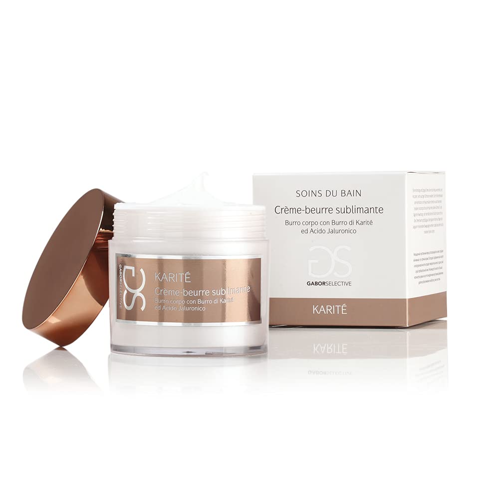 Gabor Trattamenti Bagno Crema Sublimante al Burro 250 ml Crema Corpo Burro di Karitè Acido Jaluronico
