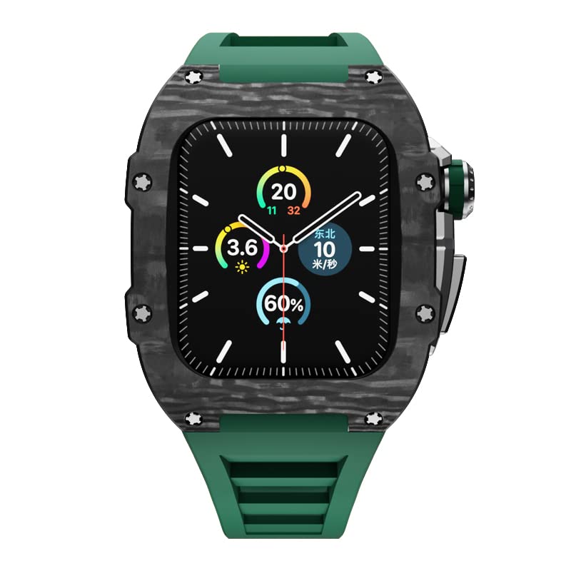 Kit fibre de carbone Apple Watch bracelet sport pour homme actif